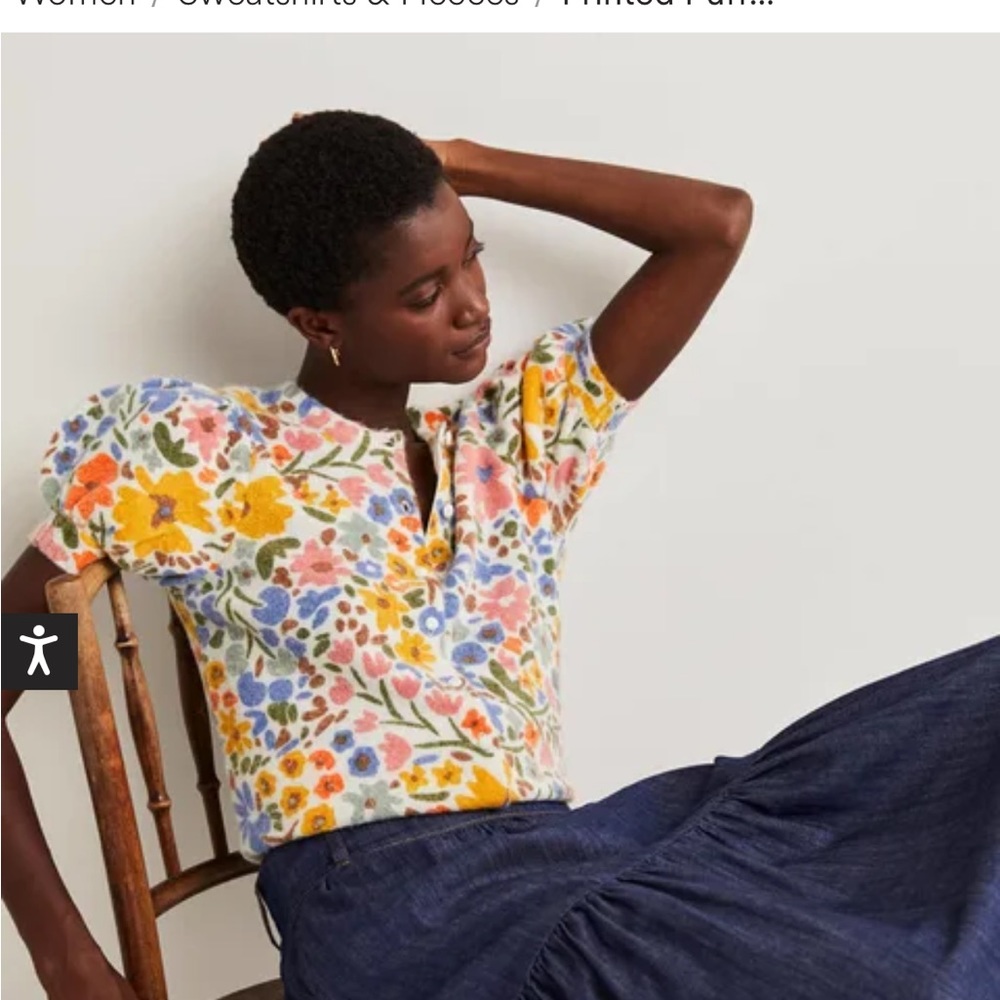 Boden Short Sleeve Cardigan